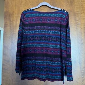 Ralph Lauren Multicolor Knit Top